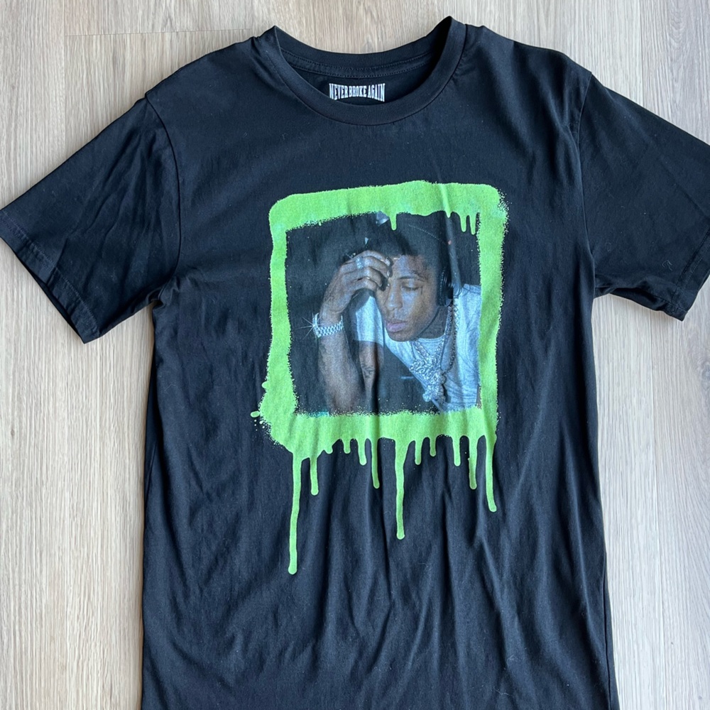 NBA Youngboy t-shirt Green Studio tshirt size small